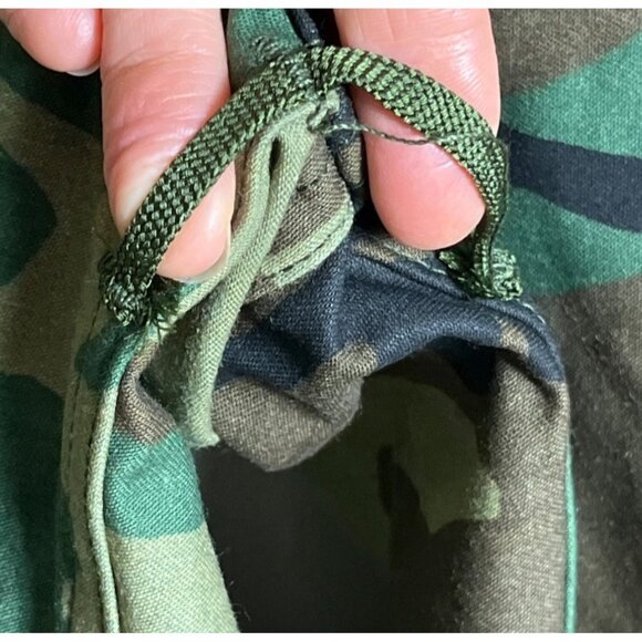 NOS US Military Cold Weather Trousers 1987 Woodland Camo Cargo M-Long - Picture 6 of 9